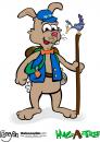 Cartoon: Hug Rabbit (small) by thelooneybin tagged flash,people,cartoon,vector