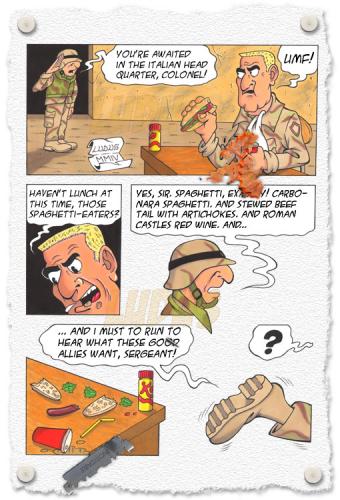 Cartoon: Desert cowboys 2 (medium) by Ludus tagged iraq,war