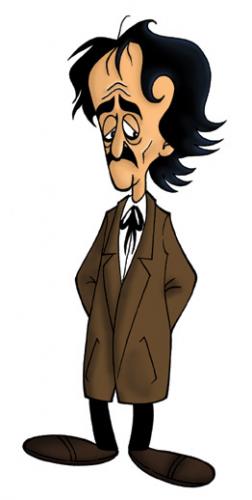 Cartoon: Edgar Allan Poe (medium) by Ludus tagged poe