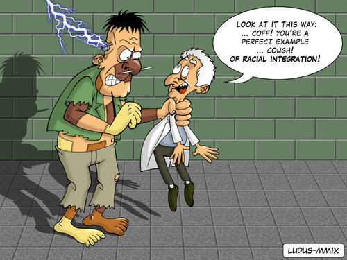 Cartoon: Frankenstein (medium) by Ludus tagged frankenstein