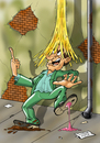 Cartoon: Misfortune (small) by Ludus tagged city