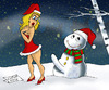 Cartoon: Snow man (small) by Ludus tagged snowman