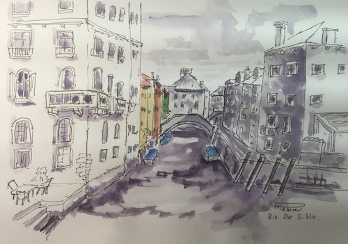 Cartoon: Venedig (medium) by Pralow tagged urban,sketching,stadtrundgang,venedig,urban,sketching,stadtrundgang,venedig