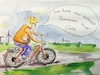 Cartoon: 12 Jahre 110 kg (small) by Pralow tagged gesundheit,konsum,kinder,übergewicht,radfahren,natur,ernährung,volksgesundheit,cla,pommes,bewegung,sport