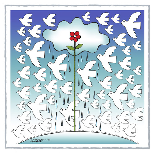 Cartoon: Freedom (medium) by kifah tagged freedom