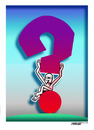 Cartoon: Question Mark (small) by kifah tagged question,mark