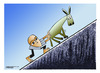 Cartoon: Sisyphus (small) by kifah tagged sisyphus