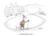 Cartoon: Achterbahn-Loipe (small) by BuBE tagged wintersport,langlauf,loipe,achterbahn