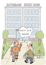 Cartoon: Datenbank (small) by BuBE tagged ki,datenbank,bank,künstliche,intelligenz,aufladen,speicherung,datenzugriff,forschung,computer,logistik