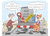 Cartoon: Straßensperrungen (small) by BuBE tagged umleitung,ausschilderung,straßensperrung,besichtigung,sightseeing,tourismus,urlauszeit,urlaub,auto,autofahrt,busreise,reisen,ausflug,ausfahrt