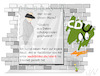 Cartoon: Datenschutz (small) by Jochen N tagged anzeige,aushang,suche,nackt,gesuch,kriminell,stalker,hacker,porno,erotik,intim,opfer,cdu,mauer,graffiti,schmier