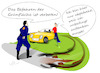 Cartoon: Kurze Pause (small) by Jochen N tagged wiese,auto,sportwagen,tanken,auftanken,polizei,bremsspur,droge,spritze,fahren,fahrspur,rasen,grünfläche,verbot,heroin,sucht,süchtig