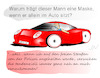 Cartoon: Maskenschutz (small) by Jochen N tagged auto,sportwagen,rennwagen,maske,mundschutz,maskenpflicht,polizei,abstand,mindestabstand,geschwindigkeit,corona,virus,pandemie,covid,19,viren