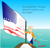 Cartoon: Trump Wahlkampf (small) by Jochen N tagged schönfärber,segel,streichen,meer,aufgeben,präsident,usa,klima,erderwärmung,segelboot,fahne,flagge,farbe,farbtopf,maler,schiff,boot,umweltzerstörung,umweltverschmutzung