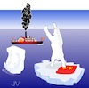 Cartoon: Warmes Futter (small) by Jochen N tagged global,erwärmung,klima,klimaschutz,klimawandel,eis,eisbär,eisscholle,eisberg,arktis,polar,eismeer,winter,schiff,raddampfer,qualm,mc,donalds,handtuch,werbung,futter,warm,luftverschmutzung,schadstoffe