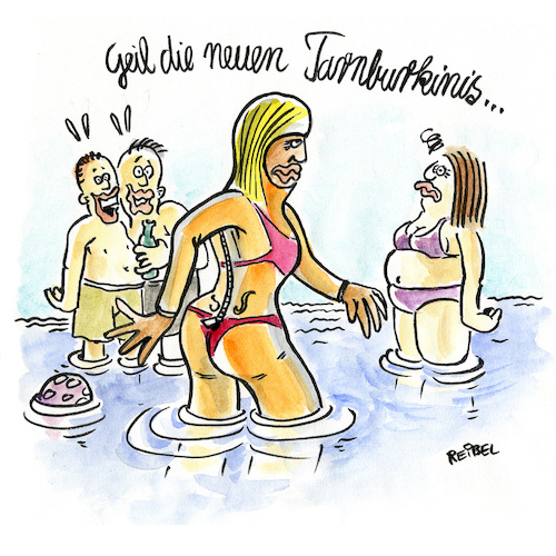 Burkini am Baggersee Burkini am Baggersee