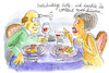 Cartoon: Gabelstich (small) by REIBEL tagged gabel,date,frau,angst,stich,essen,romantik,mann,singles