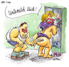 Cartoon: grundgesetz (small) by REIBEL tagged grundgesetz,würde,unantastbar,tattoo,artikel,eins,jura,juristerei,paar,fitness,gg,menschenwürde,frauenrecht