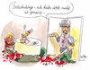 Cartoon: karneval (small) by REIBEL tagged fasching,karneval,kostüm,party,ritter,schlacht,blut,reue