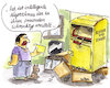 Cartoon: perfect match (small) by REIBEL tagged match,passen,profil,daten,big,data,analyse,datenkrake,konsument,onlineshopping,schrank,paket,lieferung