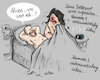 Cartoon: Schlafzimmerrundfunk (small) by REIBEL tagged alexa,sprachassistent,kamera,video,überwachung,paar,schlafzimmer,sex,bewertung,spanner,zuschauer,scham,internet,online,live,streaming,follower