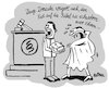 Cartoon: Schwurverzicht (small) by REIBEL tagged gericht,eid,schwur,bibel,dracula,vampir,zeuge,jurist,gesetz,anwalt,angst,neurose