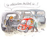 Cartoon: Statussymbol (small) by REIBEL tagged statussymbol,auto,suv,kleinwagen,ego,psychologie,selbstbewusstsein