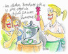 Cartoon: Thermomix (small) by REIBEL tagged thermomix,vibrator,frauen,verkaufsveranstaltung,homeshopping,zubehör,hausfrau