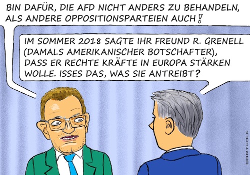 Cartoon: Alt-Right Connection (medium) by Barthold tagged jens,spahn,cdu,plädoyer,gleichbehandlung,afd,andere,oppositionsparteien,freund,richard,grenell,nähe,maga,konservative,usa,alt,right,bewegung,rede,jd,vance,sicherheitskonferenz,pro,meinungsfreiheit,einschließlich,nazidenken,cartoon,karikatur,barthold,jens,spahn,cdu,plädoyer,gleichbehandlung,afd,andere,oppositionsparteien,freund,richard,grenell,nähe,maga,konservative,usa,alt,right,bewegung,rede,jd,vance,sicherheitskonferenz,pro,meinungsfreiheit,einschließlich,nazidenken,cartoon,karikatur,barthold