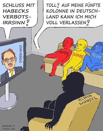 Cartoon: Bei Familie Klimawandel (medium) by Barthold tagged alexander,dobrindt,verbotsirrsinn,appell,innerer,schweinehund,bequemlichkeit,deutschen,wähler,parteiinteresse,attacke,gebäudeenergiegesetz,robert,habeck,familie,klimawandel,vater,kinder,hitze,dürre,flut,fünfte,kolonne,cartoon,karikatur,barthold,alexander,dobrindt,appell,innerer,schweinehund,bequemlichkeit,deutschen,wähler,parteiinteresse,attacke,gebäudeenergiegesetz,ampel,regierung,robert,habeck,familie,klimawandel,vater,kinder,hitze,dürre,flut,cartoon,karikatur,barthold