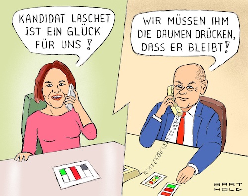 Cartoon: Beste Wünsche (medium) by Barthold tagged politbarometer,zdf,august,2021,kanzlerandidaten,unbeliebtheit,armin,laschet,beliebtheit,olaf,scholz,annalena,baerbock,chance,linksmehrheit,daumen,drücken,cartoon,karikatur,barthold,politbarometer,zdf,august,2021,kanzlerandidaten,unbeliebtheit,armin,laschet,beliebtheit,olaf,scholz,annalena,baerbock,chance,linksmehrheit,daumen,drücken,cartoon,karikatur,barthold