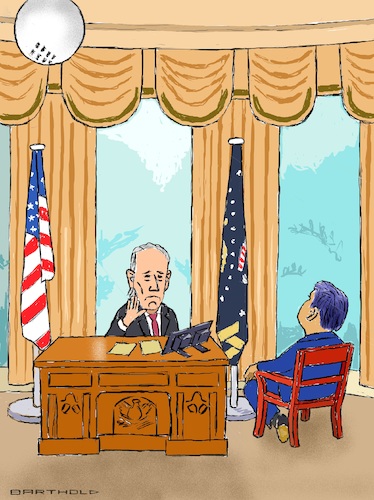 Biden bestellt chin. Botsch. ein Biden bestellt chin. Botsch. ein