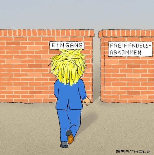 Dickschädel will Freihandelsabk. Dickschädel will Freihandelsabk.