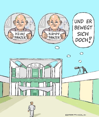 Er bewegt sich doch