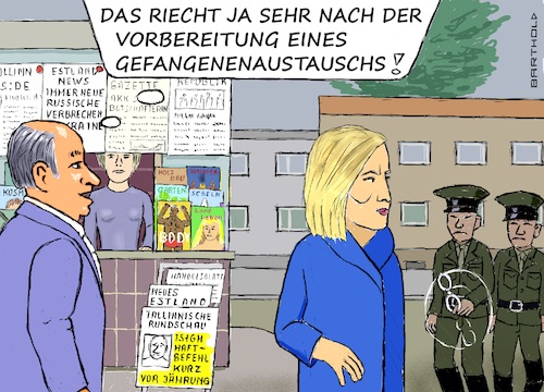 Kallas auf russ. Fahndungsliste Kallas auf russ. Fahndungsliste
