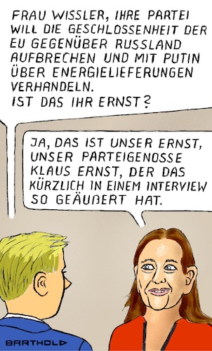 Linke - weiter putintreu Linke - weiter putintreu
