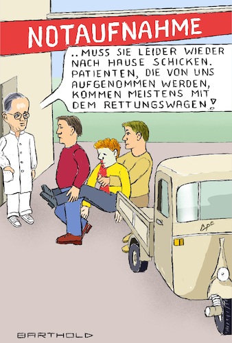 Cartoon: Maas-Logik (medium) by Barthold tagged flüchtlinge,grenze,belarus,polen,verweigerung,grenzübertritt,humanitäre,hilfe,pushbacks,inszenierung,lukaschenko,heiko,maas,volljurist,populismus,pauschalbewertung,krierium,transportmittel,krankenhaus,notaufnahme,einlieferung,ape,piaggio,dreiradauto,cartoon,karikatur,barthold,flüchtlinge,grenze,belarus,polen,verweigerung,grenzübertritt,humanitäre,hilfe,pushbacks,inszenierung,lukaschenko,heiko,maas,volljurist,populismus,pauschalbewertung,krierium,transportmittel,krankenhaus,notaufnahme,einlieferung,ape,piaggio,dreiradauto,cartoon,karikatur,barthold