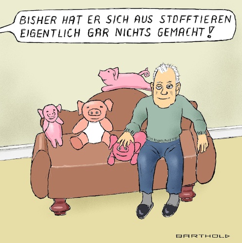 Cartoon: Nach der Transplantation (medium) by Barthold tagged herztransplantation,schweineherz,xenotransplantation,erstmalig,baltimore,maryland,universität,universitätsklinik,wesensänderung,plüschtiere,stofftiere,sofa,patient,stimme,herz,cartoon,karikatur,barthold,herztransplantation,schweineherz,xenotransplantation,erstmalig,baltimore,maryland,universität,universitätsklinik,wesensänderung,plüschtiere,stofftiere,sofa,patient,stimme,herz,cartoon,karikatur,barthold