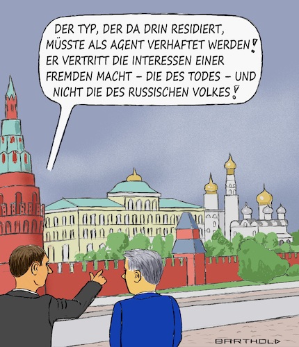 Putin - ein Staatsfeind Putin - ein Staatsfeind