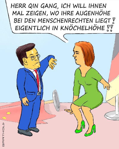 Qin Gangs Augenhöhe Qin Gangs Augenhöhe
