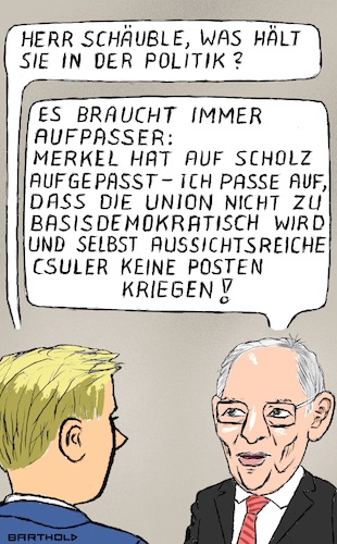 Schäuble will bleiben Schäuble will bleiben