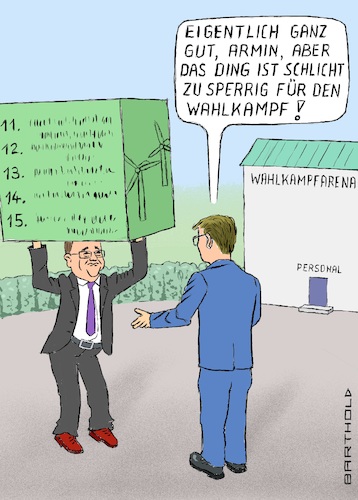 Sperriger Wahlkampf Sperriger Wahlkampf