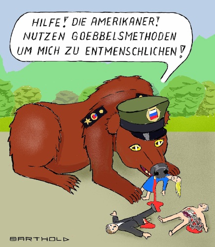 Cartoon: Verleumdung! (medium) by Barthold tagged sergej,naryschkin,chef,russischer,auslandsgeheimdienst,swr,vorwurf,amerika,usa,propaganda,goebbels,niveau,entmenschlichung,militär,bär,verstümmelte,opfer,cartoon,karikatur,barthold,sergej,naryschkin,chef,russischer,auslandsgeheimdienst,swr,vorwurf,amerika,usa,propaganda,goebbels,niveau,entmenschlichung,militär,bär,verstümmelte,opfer,cartoon,karikatur,barthold