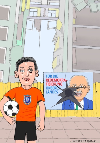 Cartoon: Wahlkämpfer Mesut Özil (medium) by Barthold tagged mesut,özil,fußballspieler,wahlkampf,pro,erdogan,wahlplakat,kemal,kilicdaroglu,chp,programm,wiederherstellung,gewaltenteilung,demokratie,meinungsfreiheit,pressefreiheit,cartoon,karikatur,barthold,mesut,özil,fußballspieler,wahlkampf,pro,erdogan,wahlplakat,kemal,kilicdaroglu,chp,programm,wiederherstellung,gewaltenteilung,demokratie,meinungsfreiheit,pressefreiheit,cartoon,karikatur,barthold