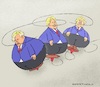 Cartoon: Der Kreisel trudelt mehr u. mehr (small) by Barthold tagged boris,johnson,premierminister,großbritannien,party,affaire,verstoß,lockdown,regeln,untersuchungsbericht,rücktrittsforderungen,kreisel,trudeln,endstadium,cartoon,karikatur,barthold