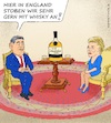 Cartoon: Einigung Nordirland Protokoll (small) by Barthold tagged einigung,nordirland,protokoll,vertrag,kontrolle,einfuhr,grüne,rote,spuren,erleichterung,schmuggel,whisky,old,smuggler,rishi,sunak,premierminister,uk,ursula,leyern,kommissionspräsidentin,eu,cartoon,karikatur,barthold