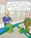 Cartoon: Erpressung? Ich doch nicht! (small) by Barthold tagged eu,europäische,union,beschluss,ölembargo,mai,2022,blockade,ungarn,forderung,sonderkonditionen,kompromiss,beschränkung,schiffstransporte,bezug,pipelineöl,charles,michel,ratspräsident,viktor,orban,ölpipelines,absperrventile,cartoon,karikatur,barthold