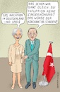 Cartoon: Experten weltweit einig! (small) by Barthold tagged christine,lagarde,direktorin,chefin,ezb,europäische,zentralbank,inflation,befürworterin,niedriger,zinsen,lockere,geldpolitik,recep,tayyip,erdogan,präsident,türkei,cartoon,karikatur,barthold