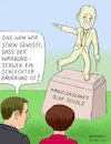 Cartoon: Glaubwürdigkeit angeknackst (small) by Barthold tagged olaf,scholz,untersuchungsausschuss,cumex,skandal,begünstigung,warburg,bank,senat,hamburg,einvernahme,bundeskanzler,lars,klingbeil,saskia,esken,parteivorsitzende,spd,denkmal,kanzlerschaft,schieflage,baugrund,image,glaubwürdigkeit,beschädigt,cartoon,karikatur,barthold