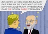 Cartoon: Israel 2x unprov. angegriffen! (small) by Barthold tagged militärische,auseinandersetzung,israel,iran,manfred,weber,csu,evp,botschaft,damaskus,falschbehauptung,bis,drei,zählen,dumm,cartoon,karikatur,barthold